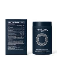 Nutrafol Men's Hair Growth Supplements, Clinically Tested for Visibly Thicker Hair and Scalp Coverage, Dermatologist Recommended - 1 Month Supply